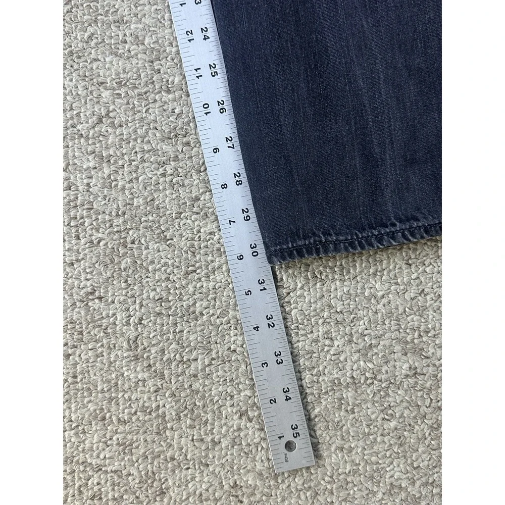 Levi's 501 Button Fly Straight Leg Jeans Men's Size 38x34(Actual 36x30) Black